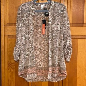 Jasmine Border Print Top